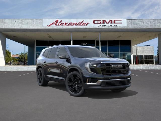 2026 GMC Acadia Elevation in Ebony Twilight Metallic — front three-quarter view