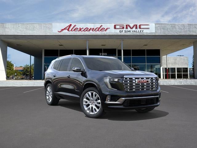 2026 GMC Acadia Denali in Ebony Twilight Metallic — front three-quarter view