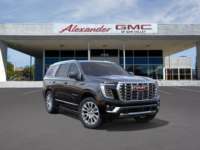 2026 GMC Yukon Denali in Onyx Black — front three-quarter view