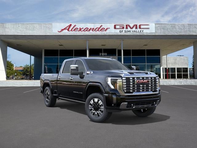 2026 GMC Sierra 2500 HD Denali in Onyx Black — front three-quarter view