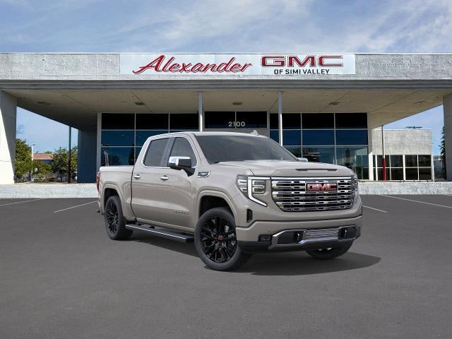 2026 GMC Sierra 1500 Denali in Coastal Dune — front three-quarter view