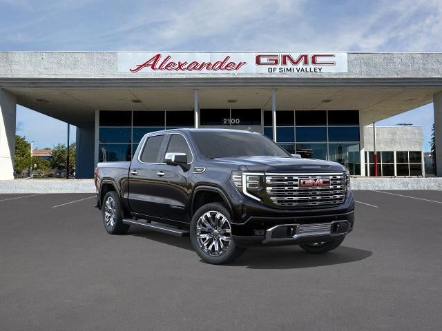 2026 GMC Sierra 1500 Denali in Onyx Black — front three-quarter view