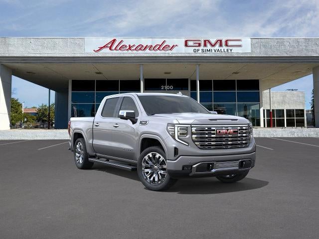 2026 GMC Sierra 1500 Denali in Sterling Metallic — front three-quarter view