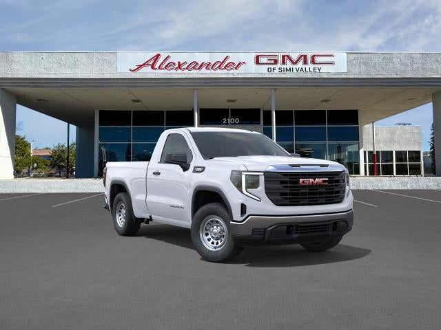 2026 GMC Sierra 1500 Pro in Summit White — front three-quarter view
