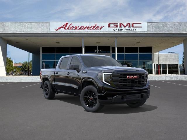 2026 GMC Sierra 1500 Elevation in Onyx Black — front three-quarter view