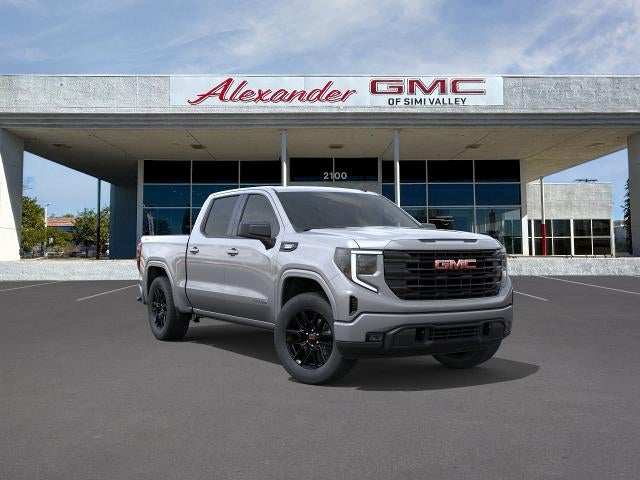 2026 GMC Sierra 1500 Elevation in Sterling Metallic — front three-quarter view