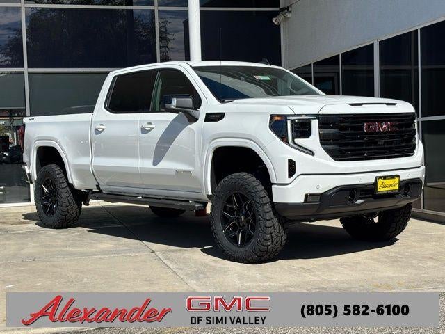 2026 GMC Sierra 1500 Elevation in Summit White — front three-quarter view