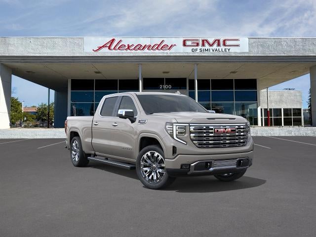 2026 GMC Sierra 1500 Denali in Coastal Dune — front three-quarter view