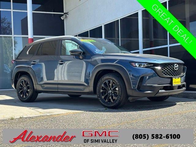 2025 Mazda Mazda CX-50 2.5 S Preferred Package in Blue — front three-quarter view